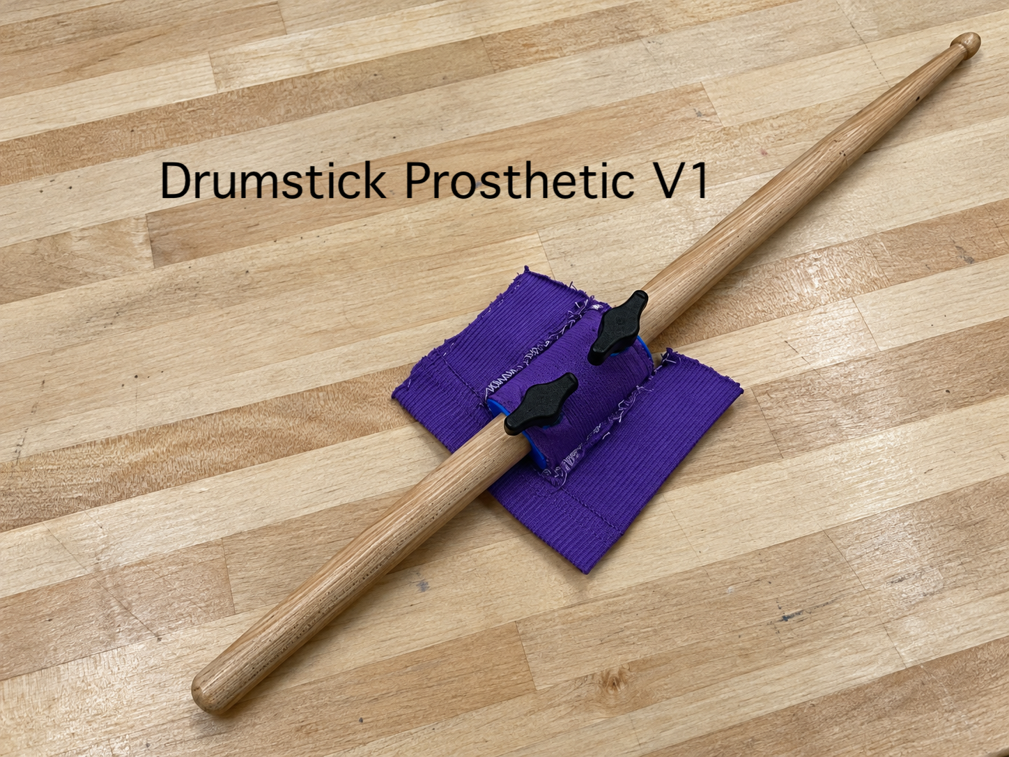 Drumstick prosthetic prototype